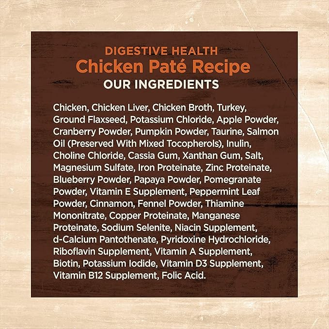 Wellness Core Digestive Grain Free Canned Cat Wet Food Pate - 12 Pack Cans Variety Bundle Pack 4 Flavor - (Chicken, Salmon Whitefish & Turkey) with Hotspot Pets Pet Food Bowl - (3 Oz)