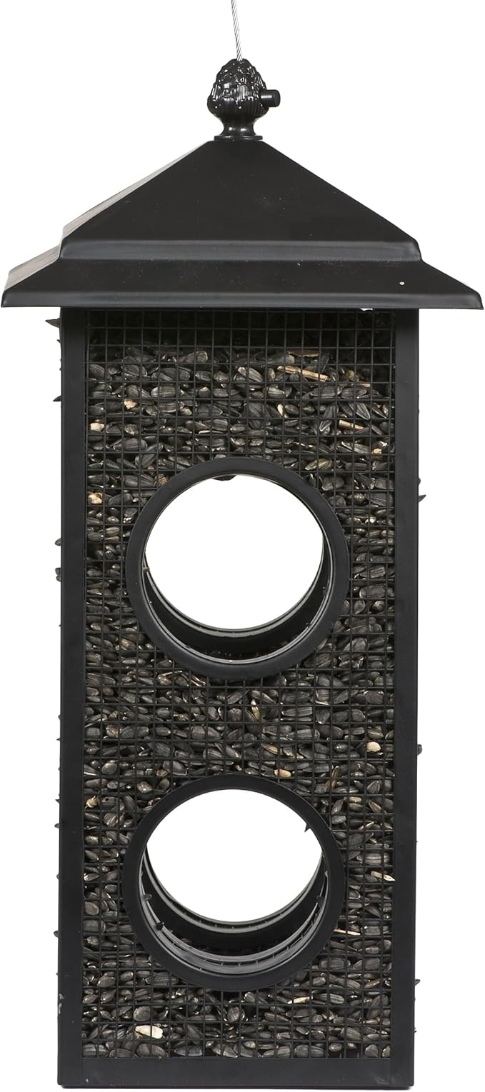 Perky-Pet Fly-Thru Wild Bird Feeder - 2 lb Capacity for Black-Oil Sunflower Seeds - Wild Bird Feeder for Outdoors - Outdoor Decor - B00303
