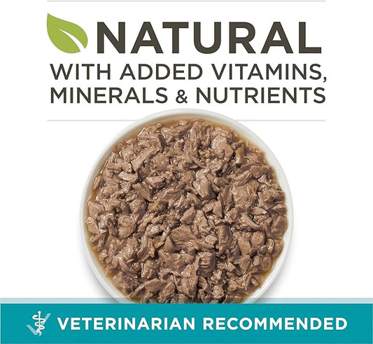 Purina ONE Natural, High Protein Cat Food, Turkey Recipe in Gravy - (Pack of 24) 3 oz. Pull-Top Cans