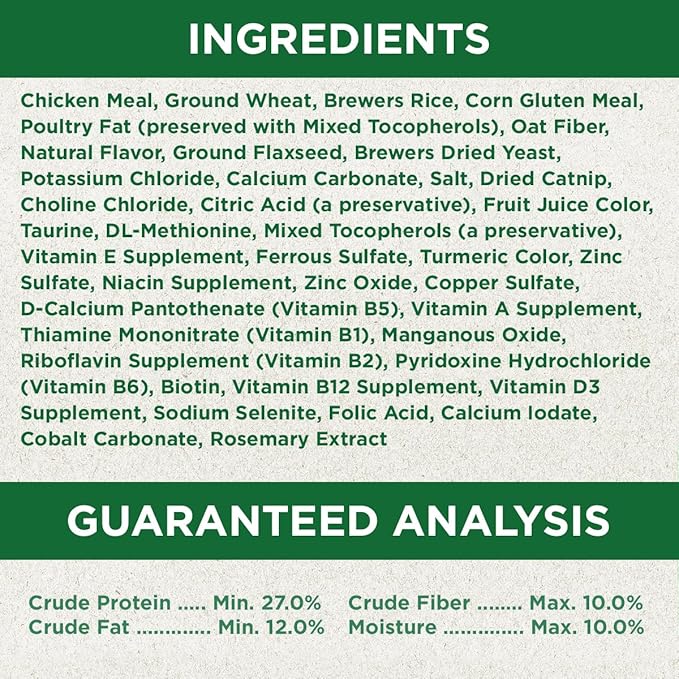 Greenies Cat Treats, Feline Veterinarian-Recommended Adult Natural Dental Treats, Catnip Flavor, 2.1 oz. Pouch