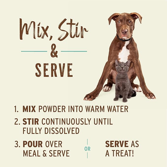 Primal Goat Milk Powder for Dogs and Cats, Shelf Stable Food Topper with Probiotics for Digestion, Hydration, and Immune Support, Original Recipe .18oz Packet (20 ct.)