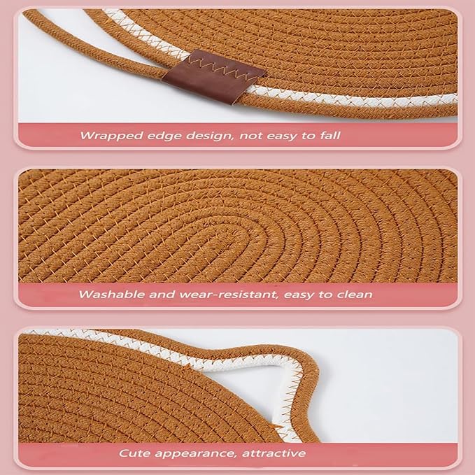 Pets Dual Scratching Pad, Cat Scratch Mats for Indoor Cats, Dual Scratching Pad for Cats, Scratching Pads for Indoor Cat(Purple, 42cm-16IN)