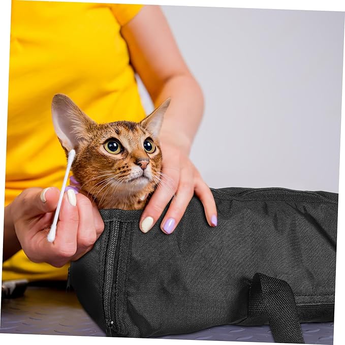 balacoo Cat Grooming Bath Bag Mesh Nail Clipping Holder Oxford Fabric Pet Supplies