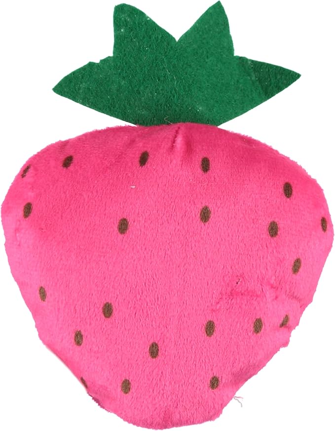 Cudlie 3 Pack Plush Dog Chew Toys – Soft Squeaky Puppy Toys for Small Dogs– 4" Durable, Cute & Safe Pet Toy Gift Set (Food, Fruit, Farm, Zoo & Safari Animal Themes)