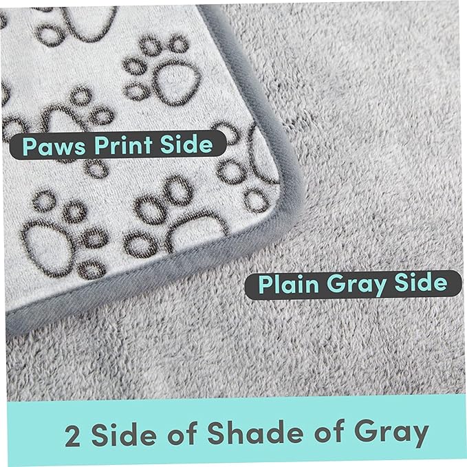 Dog Blanket Soft & Comfortable Cute Paw Printing Blanket Small 29.9x40.9 Inch Washable Dog Blankets for Small Dogs Cats Sleep Supplies Pet Lovers