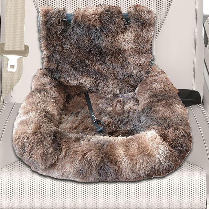 Small Dog Car Seat,Large Cat Car Seat Travel Cushion | Detachable Cushion Pet Supplies for Travel Road Trip Camping Vet Visit Daily Commuting Vacations Adventures