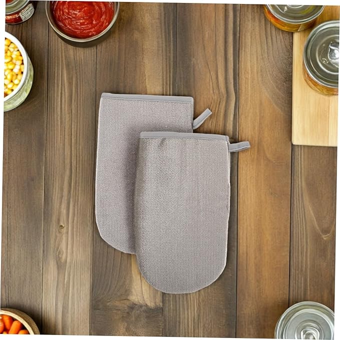 POPETPOP 2pcs Double-Sided Electrostatic Pet Hair Removal Gloves for Cats and Dogs Comfortable Grooming Mitts for Furniture Clothing Carpet Couch Car Interior Hair Remover