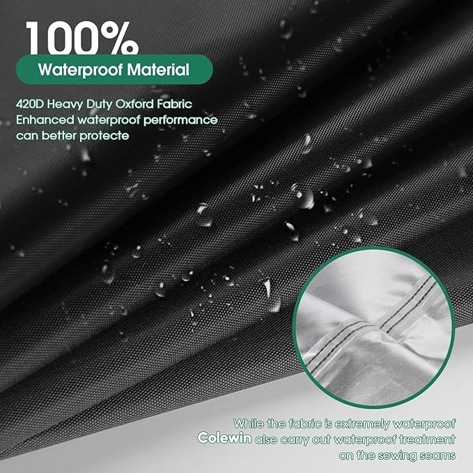 Catio Cover,65"L x 34.5"W x 74"H Cover for Catio Outdoor Cat Enclosure Waterproof, 420D Cat Cage Covers for FunXplore Large Catios, Outdoor Cats Enclosure Covers(Black)(Catios Not Included)