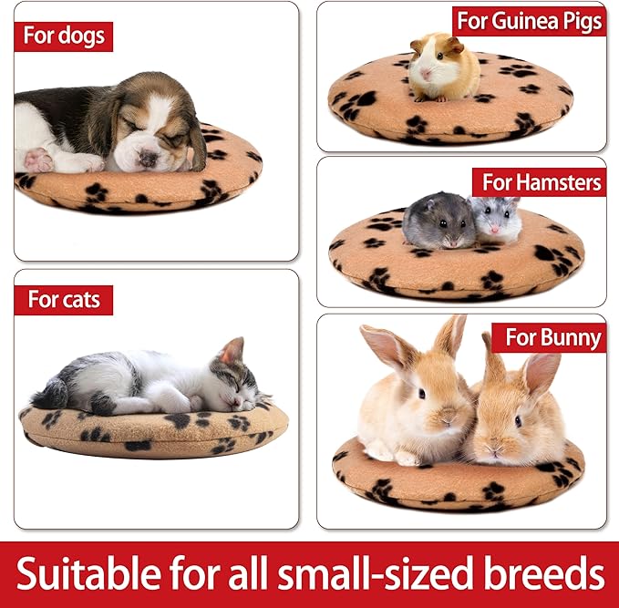 Gelbesty Original Pet Heating Pad Microwave, Snuggle Warming Safe Outdoor Newborn Kitten Puppy Pet Bed Warmer, Gel Reusable Heat Disc, Waterproof Heating Disk for Dog Cat Rabbit and Guinea Pig Gifts