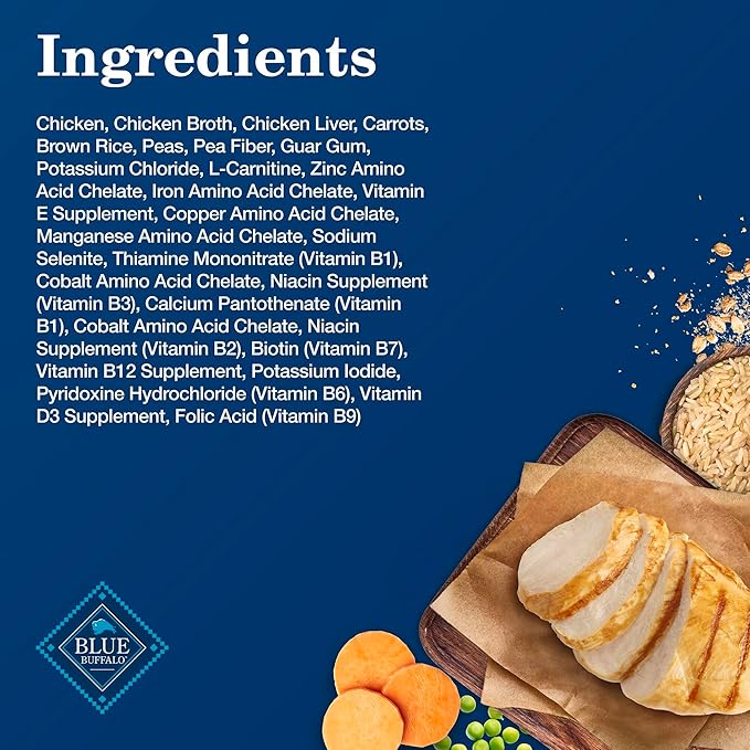 Blue Buffalo Homestyle Recipe Healthy Weight Chicken Dinner with Garden Vegetables Wet Dog Food for Adult Dogs, Chicken Recipe, 12.5 oz. Cans, 3 Count