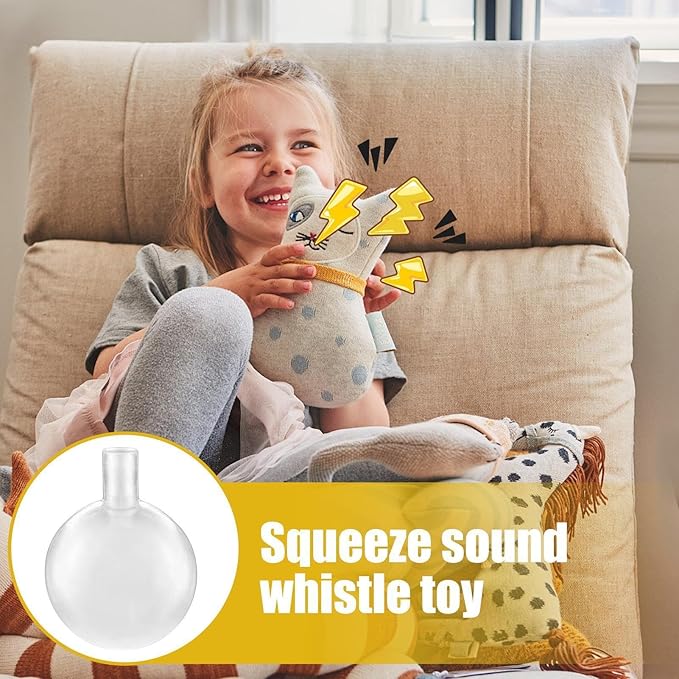 Portable Dog Toy Squeakers Replacement Set, 20PCS Plush Toy Noise Maker Inserts, Repair Squeakers for Stuffed Animals, DIY Craft Supplies for Pets, Kids, Sewing Projects, Home Workshop Use