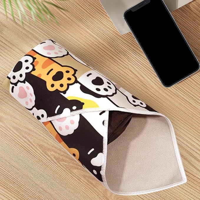 Cat Wrap for Cutting Nails - Self-Adherent Cat Burrito Wrap for Nail Trimming | Anti-Scratch Control Multifunctional Anti-Escape Washing Grooming Indoor Clip Nails Clean Ears Animal Trimming Clipping