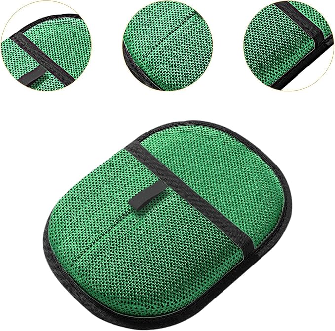 Pet Hair Removal Glove for Cats Dogs Electrostatic Fur Remover Mitt Grooming Tool for Clothing Pets Beds Sofas- Green