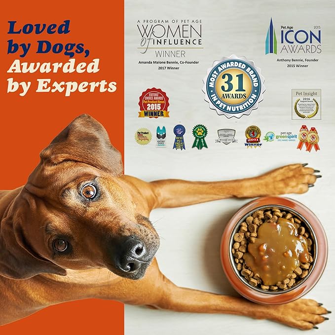 CLEAR CONSCIENCE PET® Paw Jus™ SuperGravy® Natural Dog Food Gravy Topper, Hydration Broth Mix, Gluten and Grain Free Kibble Seasoning Powder Topper for Picky Eaters (2.1 oz. (14 Scoop))