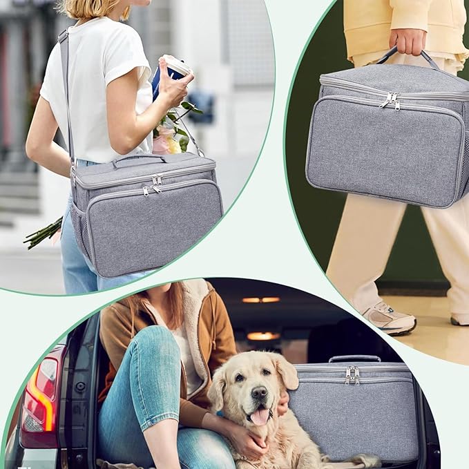 Protective Tote Bag - Grooming Vacuum Storage Bag, Pet Grooming Supplies Organizer | Pet Grooming Transport Organizer