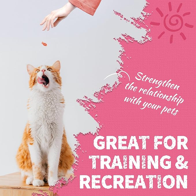 Just Try 36 OZ Urinary Tract Cat Treats for Indoor Cats Health Supplement Cranberry & D-Mannose for Kidney Bladder UT Support Salmon Flavor Crunchy Chews Cat Loves