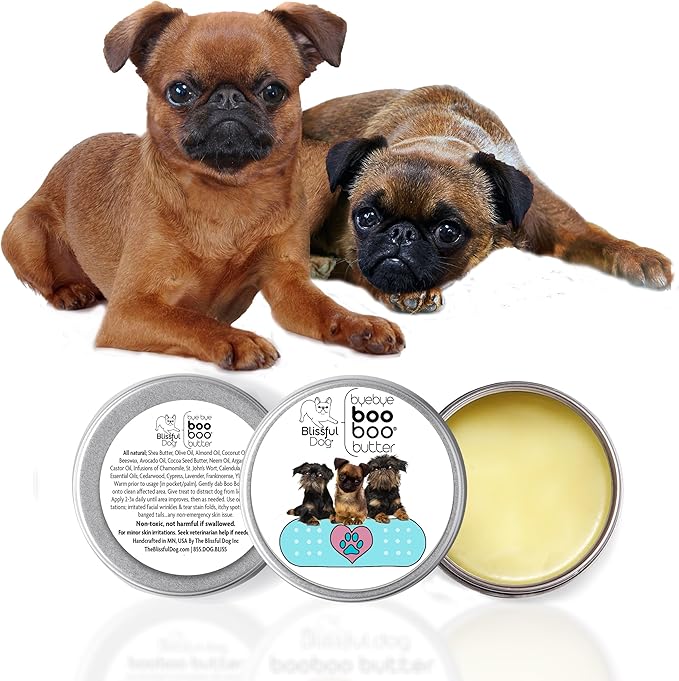 The Blissful Dog Brussels Griffon Boo Boo Butter, 8-Ounce