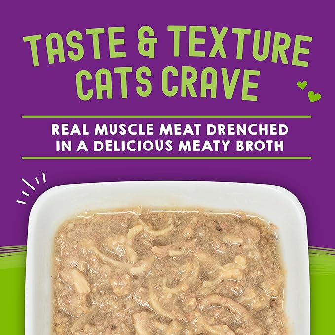 Stella & Chewy's Carnivore Cravings Wet Cat Food - Premium Pouches - Grain Free, High Protein Duck & Chicken - Perfect for Picky Eaters - Complete Meal or Topper (2.8 oz, 12 Pack)