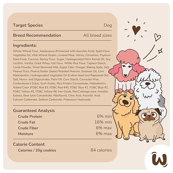 Wufers Birthday Boy Cookie Box | Gifts for Dogs | Gourmet-Decorated Treats | Made with Locally Sourced Ingredients (Blue - Birthday Boy)