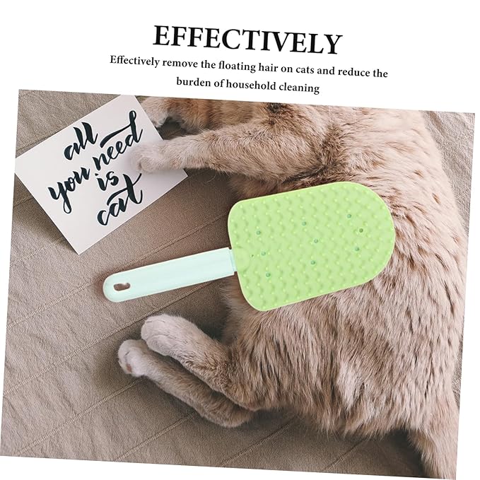 TOYANDONA 3pcs Dual-sided Cat Grooming Comb for Shedding Washable Brushes for Small Dogs Cats Ergonomic Grip Versatile Pet Grooming Tools