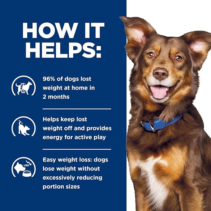 Hill's Prescription Diet Metabolic Weight Management Vegetable & Chicken Stew Wet Dog Food, Veterinary Diet, 12.5 oz. Cans, 12-Pack