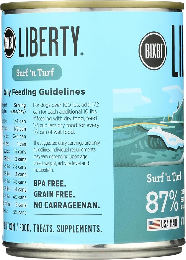 Bixbi Surf 'n Turf Wet Dog Food, 12.5 OZ