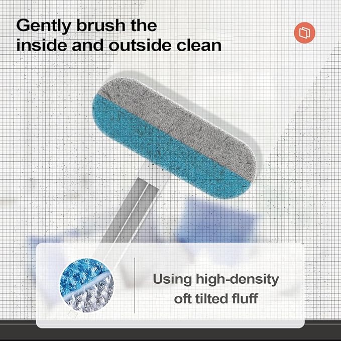 Pet Hair Removal Brush for Clothes - Electrostatic Dog Grooming Supplies - Mesh Screen Cleaner Brush - for Dog Owners Office Car Clothes Bedding Sheets Carpets Sofas Apartment Mattress