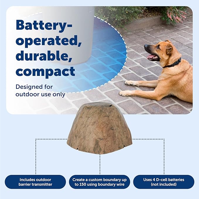 PetSafe Pawz Away Outdoor Pet Barrier Transmitter, Extra Add-A-Barrier for Dogs & Cats