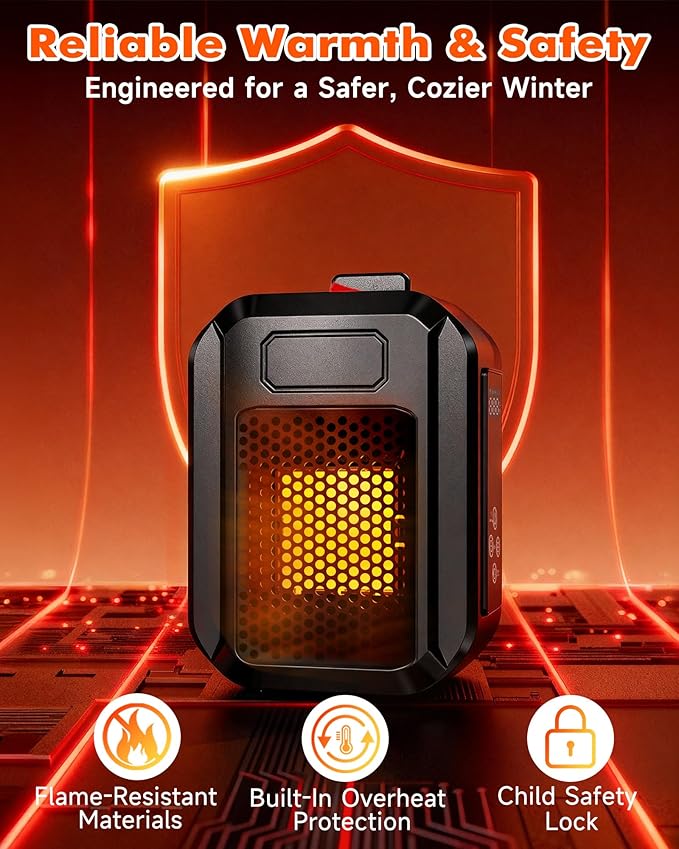 PETNF Dog House Heater with Thermostat & WiFi App Control, 68–104°F Adjustable Temp, 24H Timer, 500W Fast Heating, Safe Anti-Chew Cord, Outdoor Pet Heater for Dogs, Cats & Chicken Coops