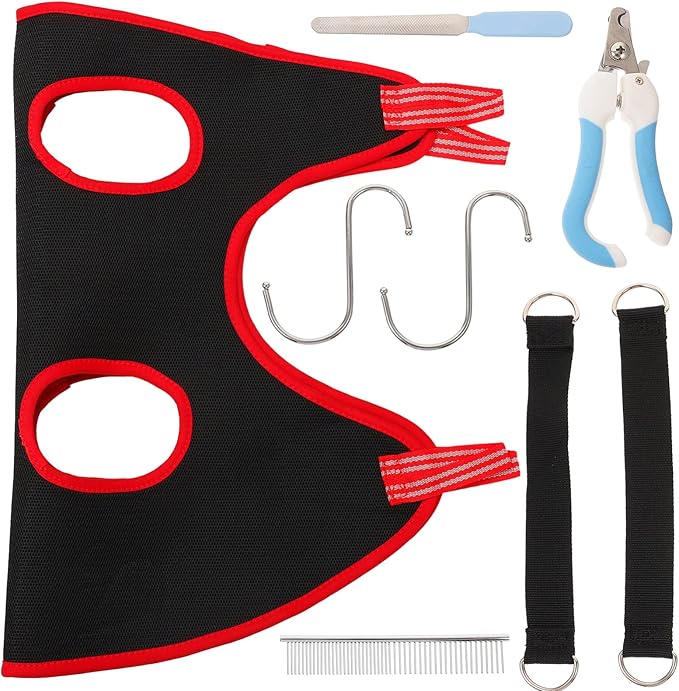 1set Material Pet Nail Trimming Hammock Dog Grooming Accessory Easy to Use