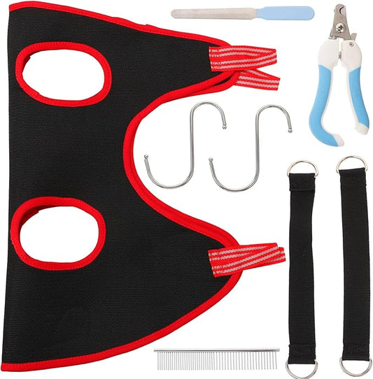 1set Material Pet Nail Trimming Hammock Dog Grooming Accessory Easy to Use
