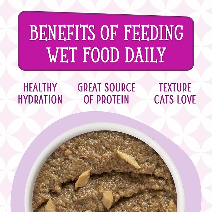 Weruva Cats in The Kitchen Slide N' Serve Grain-Free Natural Wet Pate Cat Food Pouches, Cat to The Future, 3oz Pouch (Pack of 12)