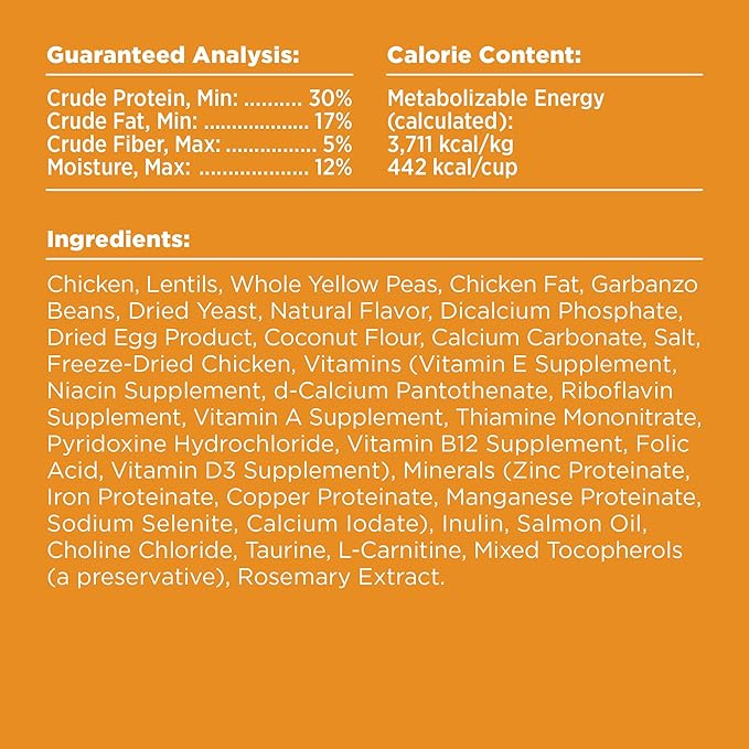 BIXBI Rawbble Freeze-Dried Raw Coated Dog Food, Chicken – Fresh Meat, No Meat Meals, Grain-Free – USA Made, 4 lbs