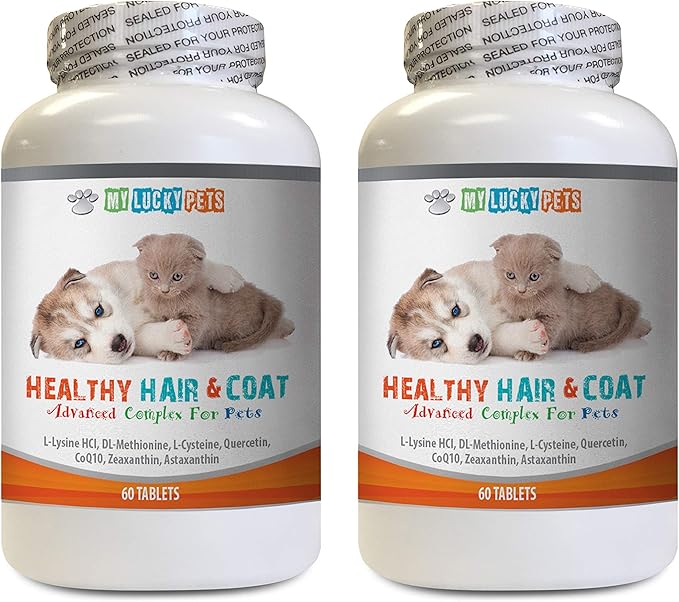 cat Diet Treats - Pets Healthy Hair and Coat - Boost Immune System - Nail Health - Premium Complex - Vitamin b12 for Cats - 120 Treats (2 Bottles)