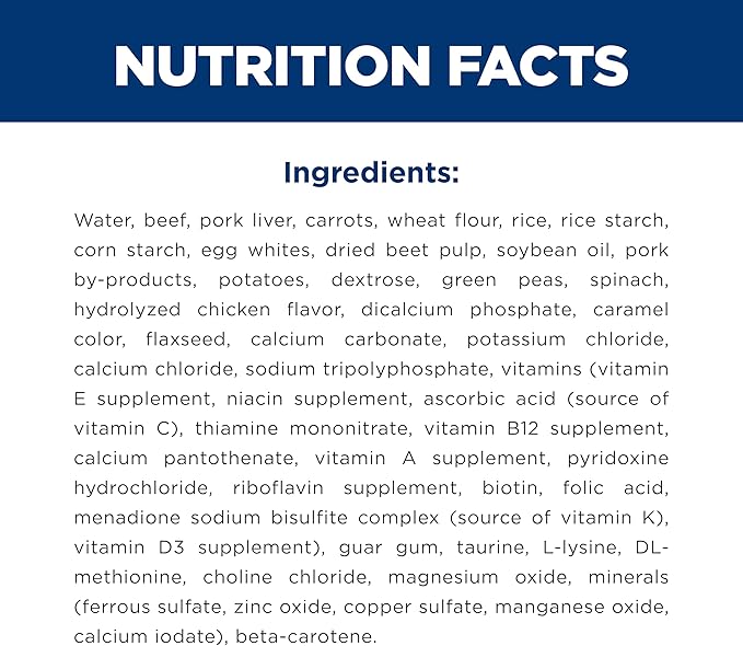 Hill's Science Diet Adult 7+, Senior Adult 7+ Premium Nutrition, Wet Dog Food, Beef & Vegetables Stew, 12.8 oz Can, Case of 12
