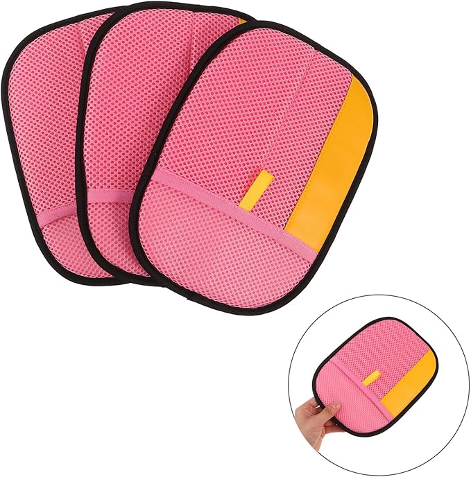 3pcs Electrostatic Pet Hair Removal Gloves Double-Sided Grooming Mitts for Cats and Dogs Reusable Hair Cleaning Gloves for Furniture Sofa Car Seats