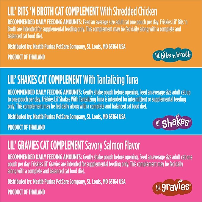 Purina Friskies Seafood and Poultry Faves Variety Pack Gravy Cat Food Complement - 24 ct. Box