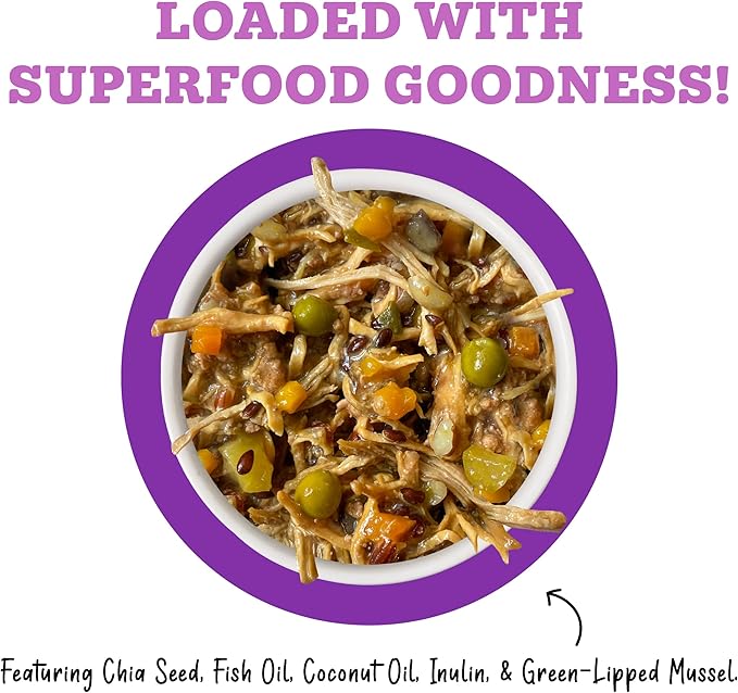 Weruva Awesome Everything Wet Dog Food, Beef and Red Rice Recipe with Veggies in Broth, 6oz Can, Pack of 8
