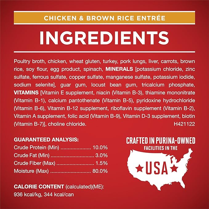 Purina ONE Tender Cuts in Gravy Chicken and Brown Rice and Beef and Barley Entrees High Protein Wet Dog Food Variety Pack (Pack of 12)