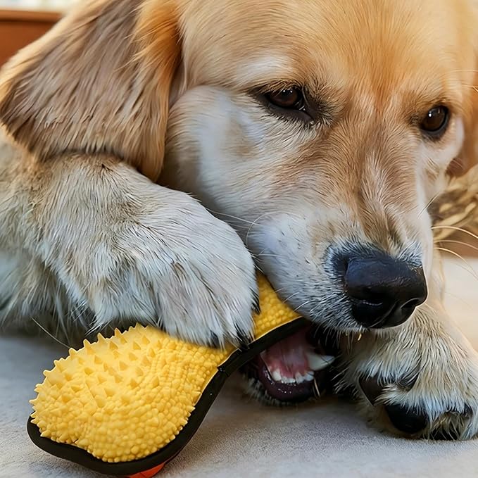 Dog Chew Bone - 19 * 7.8 * 3cm Squeaky Pet Supplies | Latex Nylon Bone | Dog Toys for Aggressive Chewers | for Puppies Large Medium Small Breeds Indoor Outdoor Boredom Birthday Stocking Stuffer