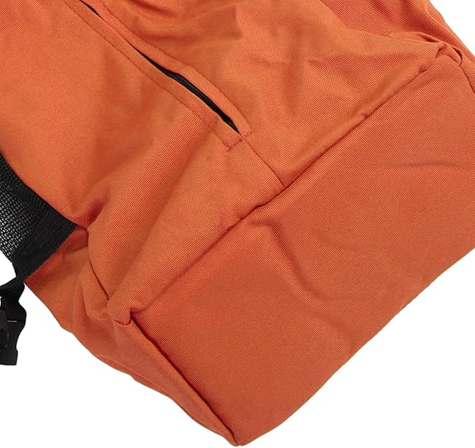 Zerodis Pet Carrier Backpack Front Back with Ventilated Mesh Hands Free for Travel Outdoor Hiking Cycling Cat Dog Supplies (Orange)