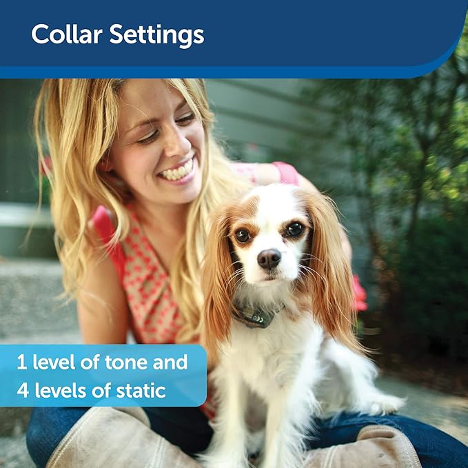 PetSafe Elite Little Dog In-Ground Fence for Dogs and Cats Over 5 lb, Waterproof with Tone and Static Correction - Invisible Dog Fence with Electric Collar for Small Pets