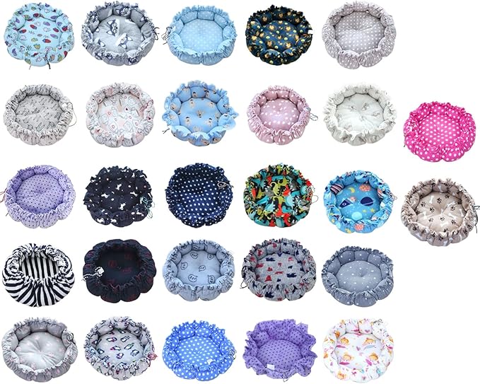 Windproof Warm Pet Bed House Drawstring Design Washable Soft Cushions Kennel for Small Dogs Cats Pet Supplies Dog Sleeping Outside Dog Sleeping Indoor