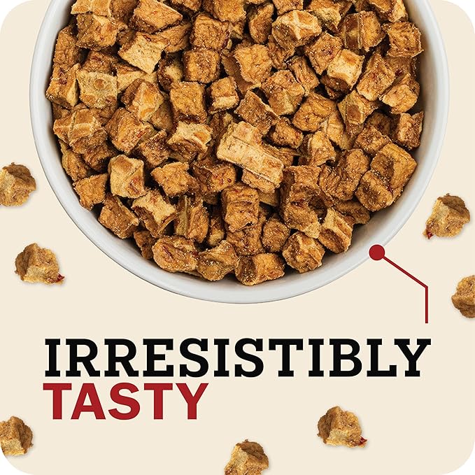 Redbarn Powerfood Air Dried Dog Food - 95% Beef & Beef Organs - High Protein Grain-Free Non-GMO Premium Dry Full Feed or Topper Made in USA with Omega 3 Salmon Oil Flaxseed - 2.5 Ounce
