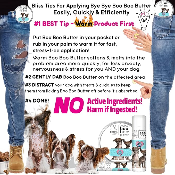 The Blissful Dog BB-CRESTED-16OZ Chinese Crested Boo Butter, 16 oz.