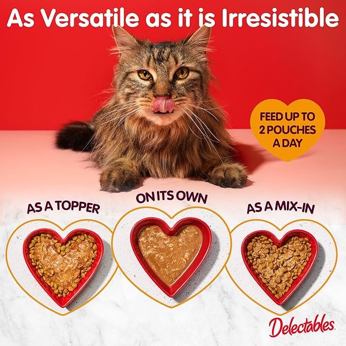 Hartz Delectables Savory Broths Chicken & Veggies Lickable Wet Cat Treats,(Pack of 24)