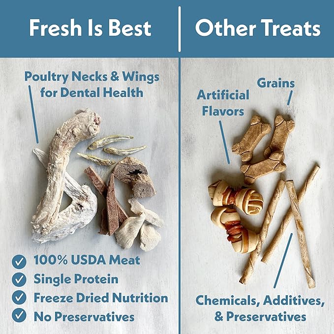 Fresh Is Best Silverside Minnows, and Chicken Hearts Freeze Dried Dog Treats Bundle – High-Protein Minnows for Cats and Dogs – Resealable Zipper Bag Dog Training Treats – Made in USA