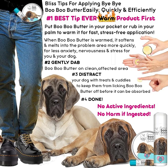 The Blissful Dog 2 oz TIN Mastiff Booboo Butter