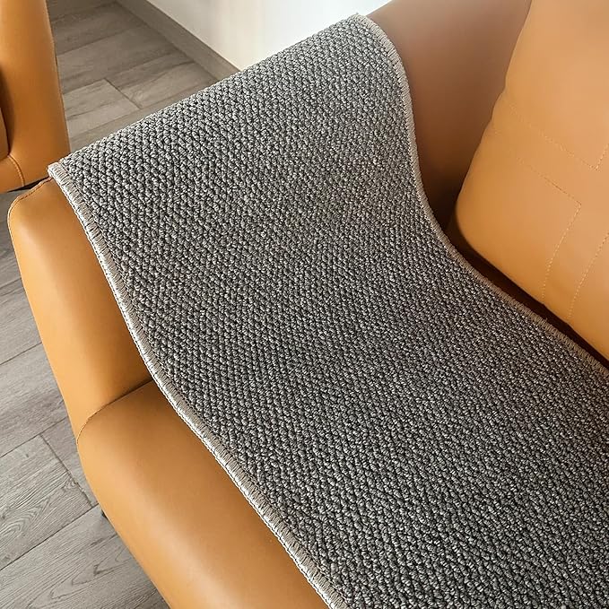 70.9"x 15.7" Thickened Extra Large Cat Wall Climbing Carpet with 10pcs Fixed Nails, Durable Cat Wall Furniture, Wall Scratcher, Scratching Post, Couch Sofa Protector, Gray