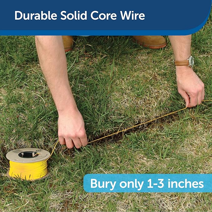 PetSafe Elite Little Dog In-Ground Fence for Dogs and Cats Over 5 lb, Waterproof with Tone and Static Correction - Invisible Dog Fence with Electric Collar for Small Pets